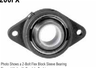 Подшипники скольжения: фланцевые узлы, Link-Belt Flex Block
