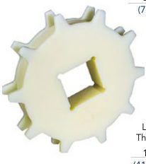 Звёздочка KU3180 H-Style Nylon Rexnord